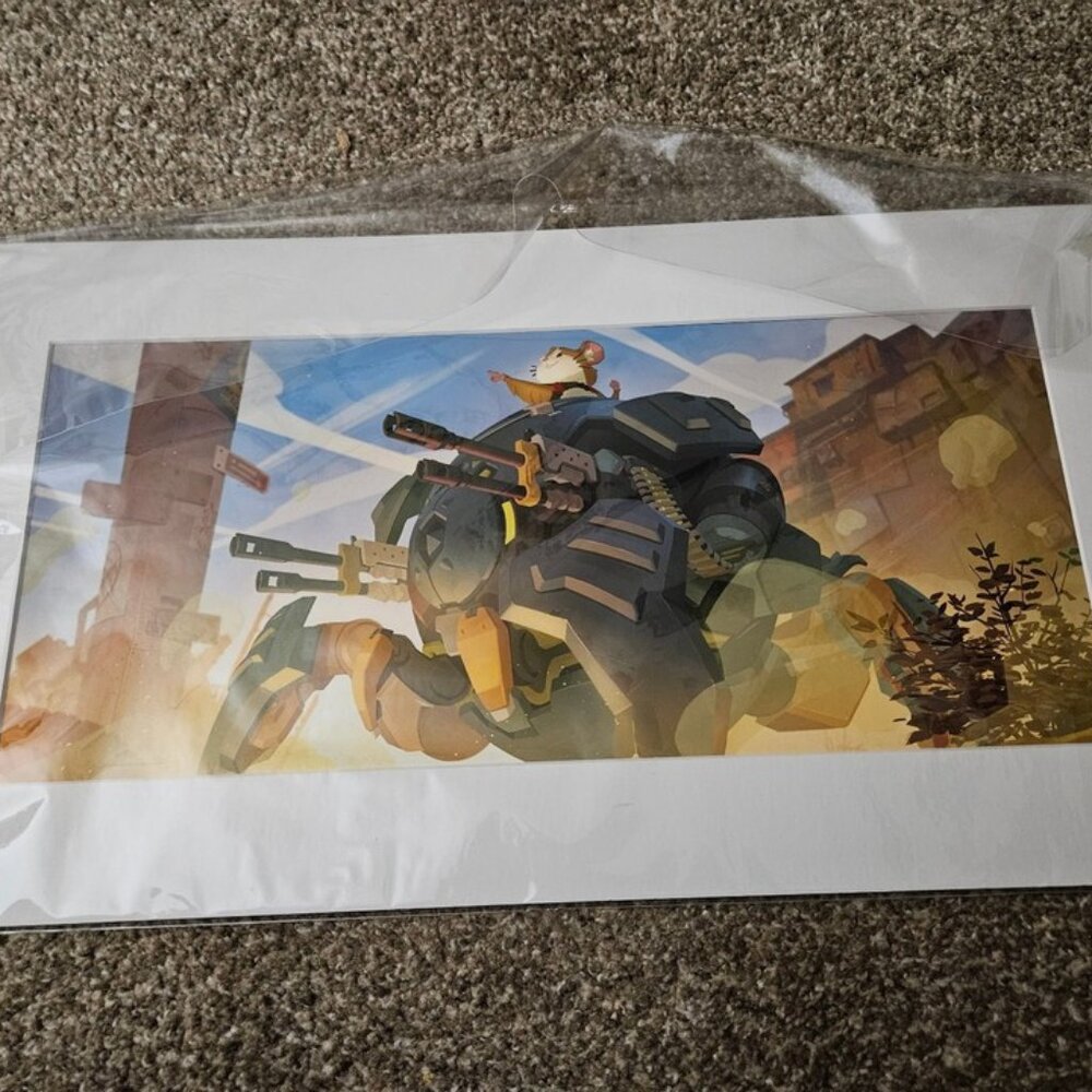 Overwatch "Wrecking Ball" Limited Edition Art Print Blizzard